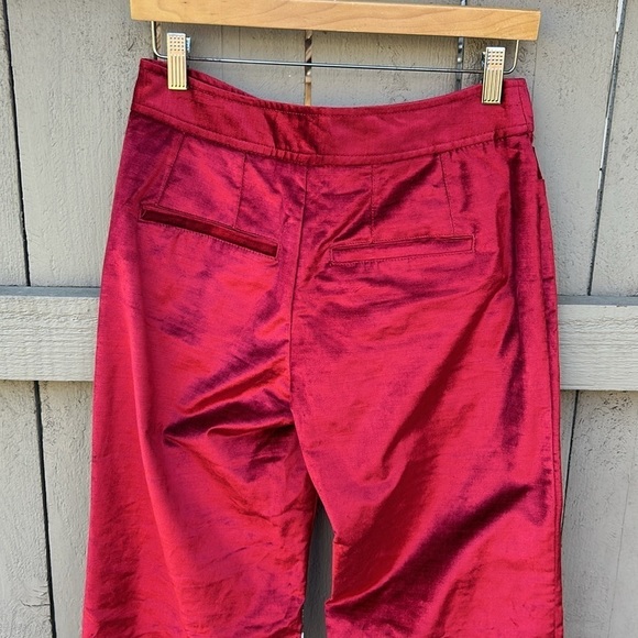 NWT Free People Walk With You Velvet Wide Leg Flare Trousers Sz 4 - Picture 11 of 11